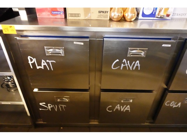Inox toog/koelwerkbank - afbeelding 2 van  5