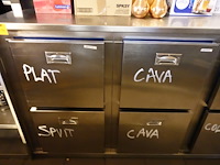 Inox toog/koelwerkbank - afbeelding 2 van  5