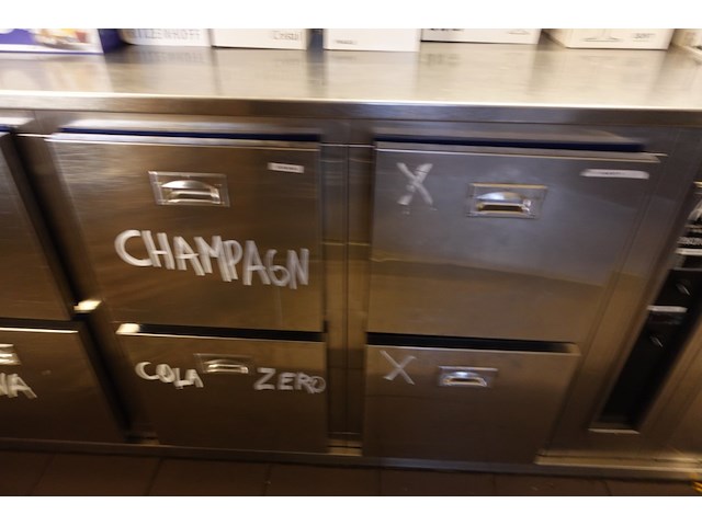 Inox toog/koelwerkbank - afbeelding 3 van  5