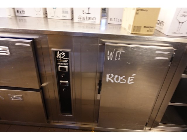 Inox toog/koelwerkbank - afbeelding 4 van  5