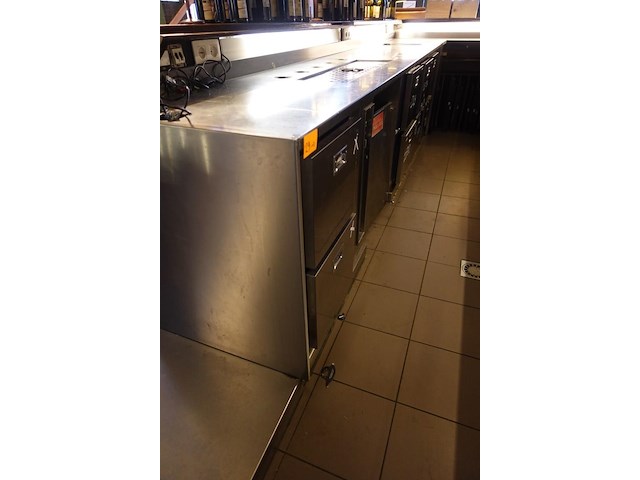 Inox toog/koelwerkbank - afbeelding 1 van  8