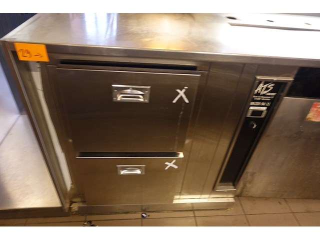 Inox toog/koelwerkbank - afbeelding 2 van  8