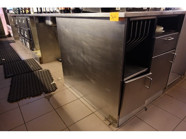 Inox toog/koelwerkbank - afbeelding 1 van  13