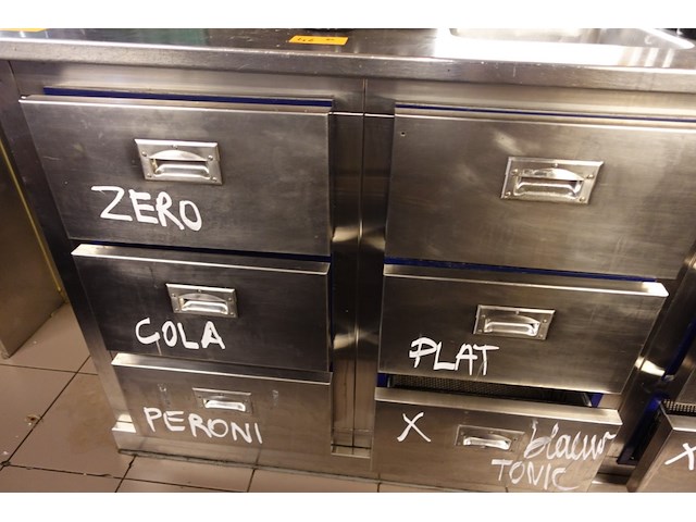 Inox toog/koelwerkbank - afbeelding 10 van  13