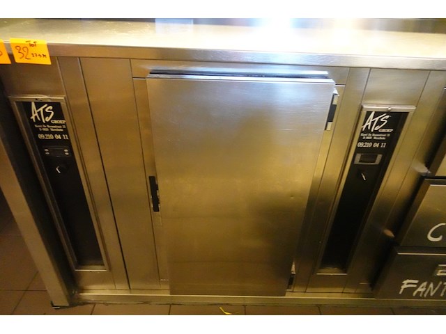 Inox toog/koelwerkbank - afbeelding 2 van  7