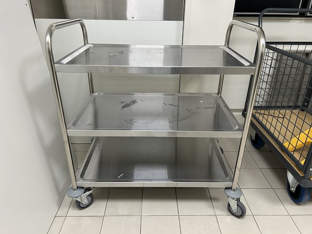 Inox transportkar - afbeelding 1 van  2