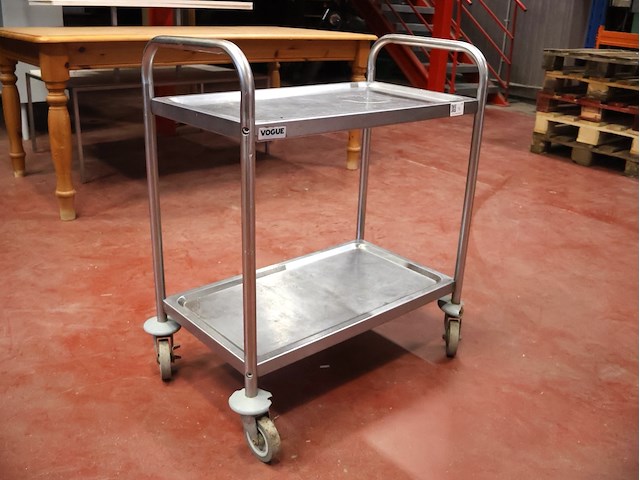 Inox trolley - afbeelding 2 van  3
