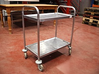 Inox trolley - afbeelding 2 van  3