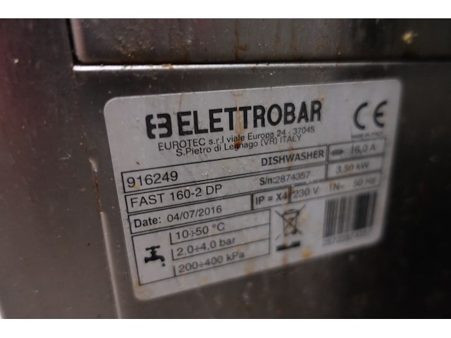 Inox vaatwasser belettrobar - afbeelding 9 van  10