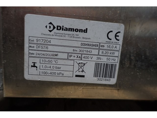 Inox vaatwasser diamond - afbeelding 4 van  4