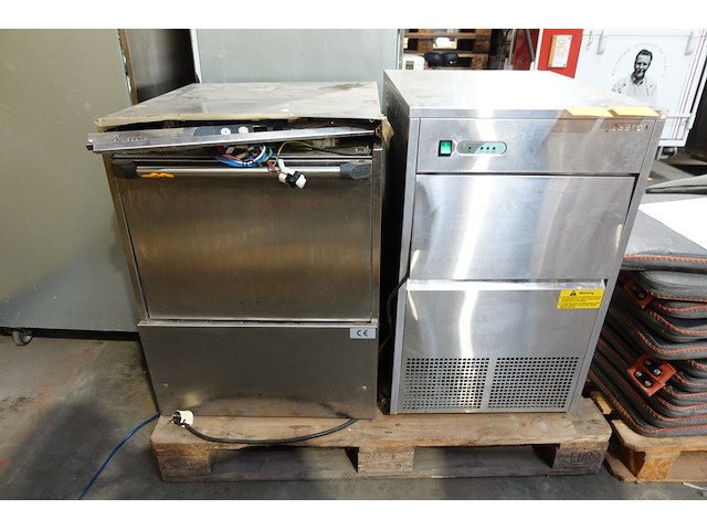 Inox vaatwasser + ijsblokmachine - afbeelding 1 van  5