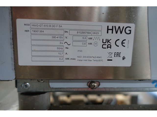 Inox vaatwasser + onderstel - afbeelding 4 van  4