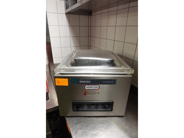 Inox vacuummachine henkelman - afbeelding 1 van  4