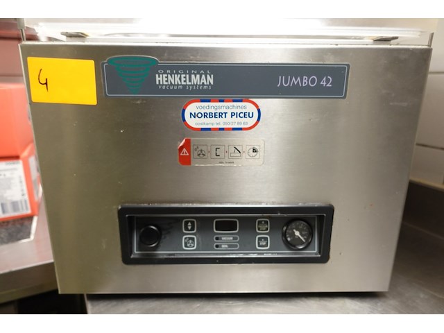 Inox vacuummachine henkelman - afbeelding 2 van  4