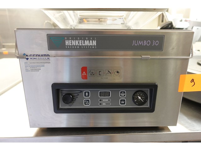Inox vacuümverpakkingsmachine henkelman - afbeelding 4 van  7