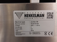 Inox vacuümverpakkingsmachine henkelman - afbeelding 5 van  7