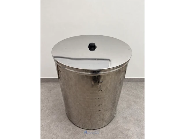 Inox vat 200 liter met deksel brouwland - afbeelding 3 van  4
