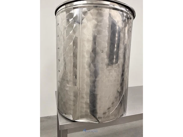 Inox vat 200 liter met deksel brouwland - afbeelding 4 van  4
