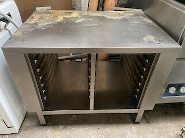 Inox verhoog voor steamer - afbeelding 1 van  3