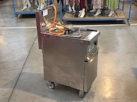 Inox verrijdbare gasfriteuse elframo gw20t