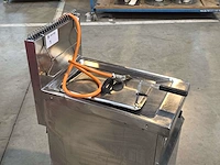 Inox verrijdbare gasfriteuse elframo gw20t - afbeelding 2 van  7
