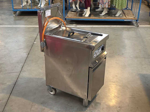 Inox verrijdbare gasfriteuse elframo gw20t - afbeelding 1 van  8
