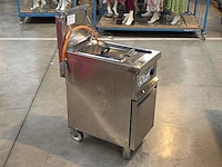 Inox verrijdbare gasfriteuse elframo gw20t