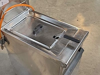 Inox verrijdbare gasfriteuse elframo gw20t - afbeelding 3 van  8