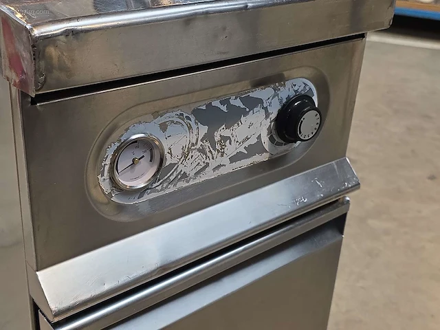 Inox verrijdbare gasfriteuse elframo gw20t - afbeelding 5 van  8
