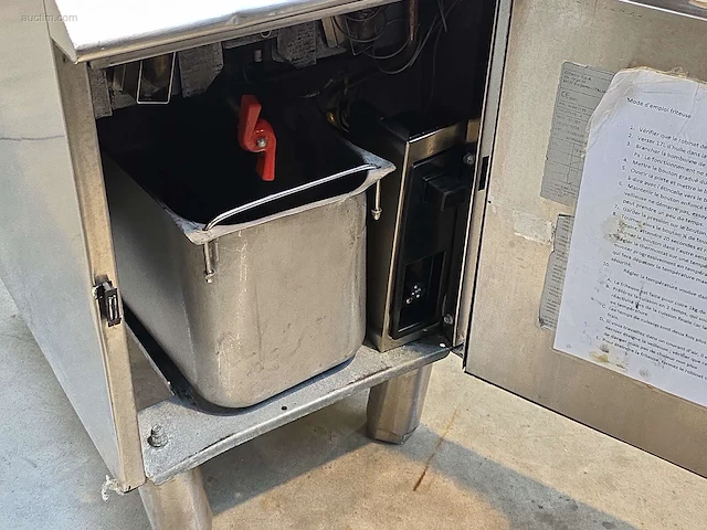 Inox verrijdbare gasfriteuse elframo gw20t - afbeelding 6 van  8