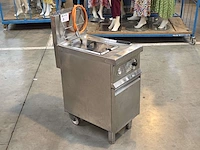 Inox verrijdbare gasfriteuse elframo gw20t