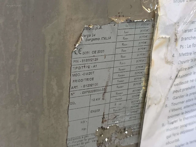 Inox verrijdbare gasfriteuse elframo gw20t - afbeelding 6 van  7