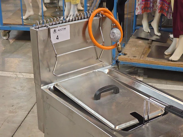 Inox verrijdbare gasfriteuse elframo gw20t - afbeelding 2 van  6