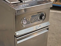 Inox verrijdbare gasfriteuse elframo gw20t - afbeelding 3 van  6