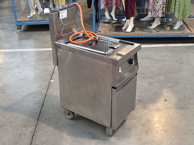 Inox verrijdbare gasfriteuse elframo gw20t - afbeelding 1 van  6