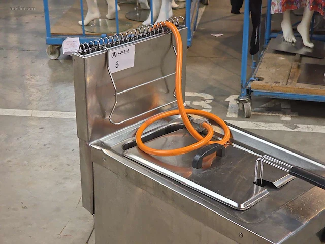 Inox verrijdbare gasfriteuse elframo gw20t - afbeelding 2 van  6