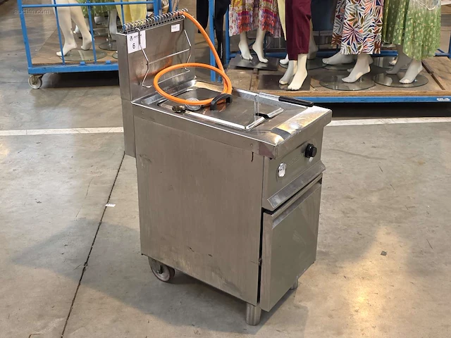 Inox verrijdbare gasfriteuse elframo gw20t - afbeelding 1 van  6