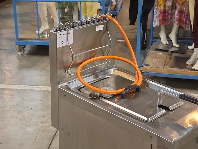 Inox verrijdbare gasfriteuse elframo gw20t - afbeelding 2 van  6