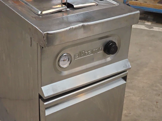 Inox verrijdbare gasfriteuse elframo gw20t - afbeelding 3 van  6