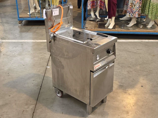 Inox verrijdbare gasfriteuse elframo gw20t - afbeelding 1 van  6