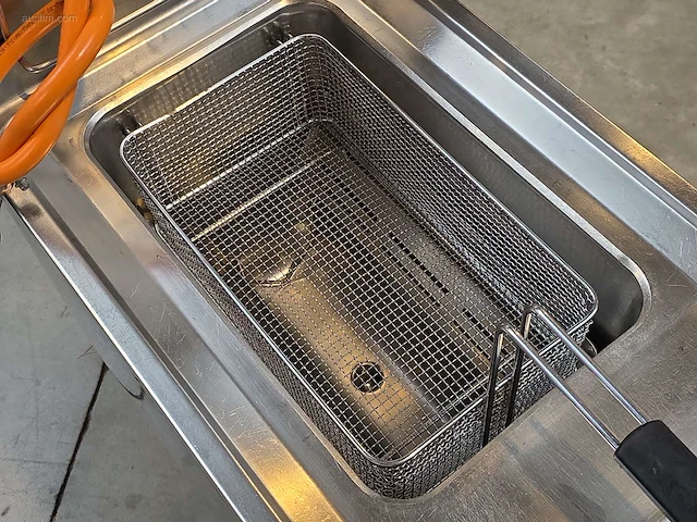 Inox verrijdbare gasfriteuse elframo gw20t - afbeelding 3 van  6