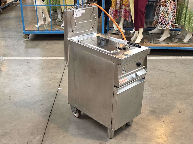 Inox verrijdbare gasfriteuse elframo gw20t - afbeelding 1 van  7