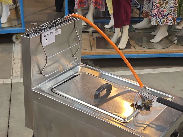 Inox verrijdbare gasfriteuse elframo gw20t - afbeelding 2 van  7
