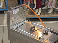 Inox verrijdbare gasfriteuse elframo gw20t - afbeelding 2 van  7