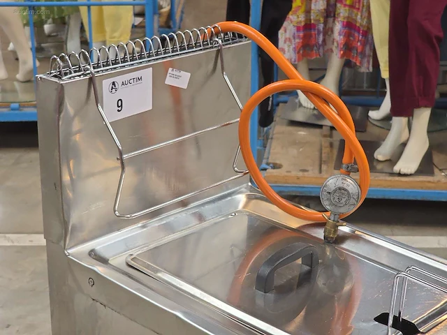 Inox verrijdbare gasfriteuse elframo gw20t - afbeelding 2 van  6