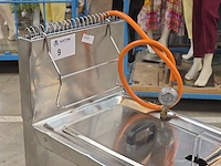 Inox verrijdbare gasfriteuse elframo gw20t - afbeelding 2 van  6