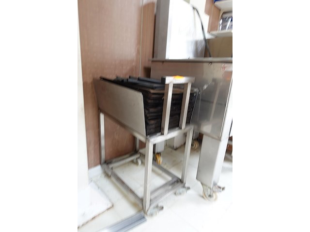Inox verrijdbare kar - afbeelding 2 van  4