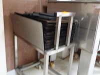 Inox verrijdbare kar - afbeelding 2 van  4