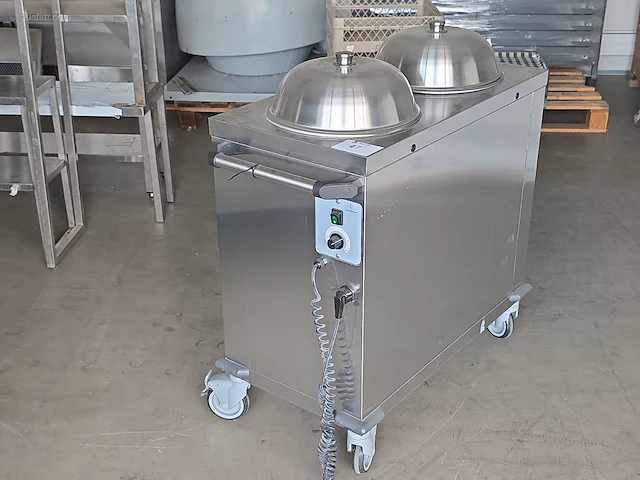 Inox verrijdbare warmhoudwagen bourgeat bp19 - afbeelding 1 van  8