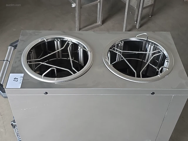 Inox verrijdbare warmhoudwagen bourgeat bp19 - afbeelding 6 van  8